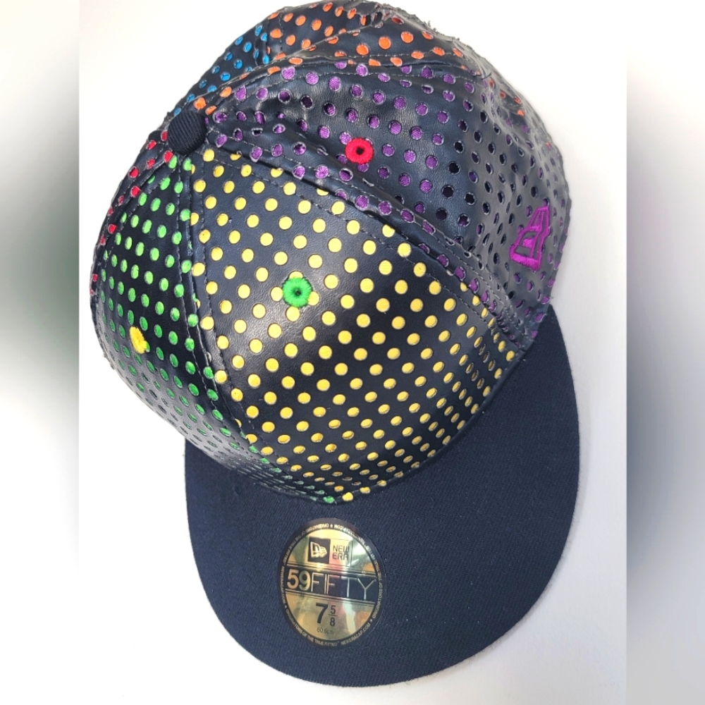 New Era 59Fifty Leather Fitted Baseball Cap